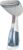 Conair Handheld Steamer for Clothes & Upholstery, 3 Attachments, White/Blue