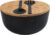 LOVYANXUE Bamboo Fiber Salad Bowl with Servers Set Large 9.8 inches Nature Bamboo Mixing Bowl with Servers with Lid Spoon and Fork for Fruits,Salads and Vegetables