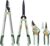 PrunePro® 4 Piece Garden Shears Set Stainless Steel Ultra Sharp Blade Arthritis Friendly Effortlessly Pruning Shears Loppers for Branches Bushes Stems Precision Cutting Extendable Hedge Shears