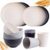 Rubtlamp Wheat Straw Dinnerware Sets, 16PCS Plastic Dinnerware Set for 4, Wheat Straw Plates and Bowls Sets, Unbreakable Dinnerware Plastic Microwave Safe Dishes Set for Kitchen&Camping