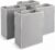 4-Pack Laundry Sorter Replacement Bags, Large Capacity Laundry Storage Organizer Bag, Waterproof Oxford Fabric, Gray, 14.8×8.7×21.7 Inch