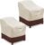 Vailge Patio Chair Covers & Outdoor Furniture Covers Heavy-Duty Waterproof