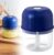 Electric Garlitc chopper, 2026 Upgraded Mini Portable Vegetable chopper, 260ML Garlic Grinder Masher Onion Chopper for Salad Meat, Wireless Food Processor for Ginger, Chili, Fruit (Blue)