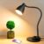 BOHON LED Desk Lamp with USB Charging Port 3 Color Modes Dimmable, Black