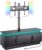 VEVOR 52″ TV Stand with Mount for up to 75 in TVs, Entertainment Center with Power Outlet & LED Lights, Height Adjustable TV Console with Mount with 3 Tiers Storage Cabinets for Bedroom, Living Room