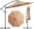 10FT Patio Umbrella, Cantilever Offset Hanging Market Umbrella