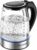 MEGAWISE 1.8 L Glass Electric Kettle, 1000W, Auto Shut-Off, Black