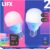 LIFX Color Smart Light Bulbs (2-Pack) A19 E26, Matter Compatible RGB + Tunable White (800 Lumens), WiFi Dimmable Color Changing (2.4GHz), Compatible with Apple HomeKit, Alexa & Google