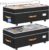 Budding Joy 80L 2 Pack Adjustable Under Bed Storage with Wheels