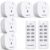 Syantek Remote Control Outlet Wireless Light Switch for Household Appliances, Expandable Remote Light Switch Kit, Up to 100 ft Range, FCC Certified, ETL Listed, White (5 Outlets + 2 Remotes)