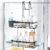 Over the Door Shower Caddy Hanging: No Drill Rustproof Shower Organizer