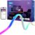 NEEWER 16.4ft/5m LED Strip Lights Front Lit, Smart AI App Control RGB IC Cuttable Neon Rope Light Color Change for Bedroom Gaming Room Home Indoor Wall Decor, Compatible with Google and Alexa, NS01