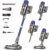Cordless Vacuum Cleaner for Home – Powerful Stick Vacuum with HEPA Filter, 55-Min Runtime, LED Light, Anti-Tangle Brush, Detachable Battery,Lightweight Vacuum for Pet Hair,Carpets & Hard Floors
