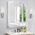CILIBER Frameless Mirror, 24×36 Rectangle Bathroom Vanity Mirror with Polished Edge, 3mm Tempered Glass, Wall Mounted Horizontally or Vertically for Bathroom Over Sink, Bedroom, Living Room