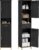 Homhedy 67″ H Bathroom Storage Cabinet, Tall Bathroom Cabinet, Black