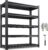 REIBII 5 Tier Garage Shelving for Garage, Adjustable Metal Shelving