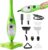 H2O X5 Steam Mop & Handheld Steam Cleaner | 5-in-1 Floor Steamer | Hardwood, Tile & Laminate Cleaner | Carpet Glider Included | Grout, Window & Garment Attachments