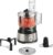 Hamilton Beach Food Processor & Vegetable Chopper for Slicing, Shredding, Mincing, and Puree, 10 Cups + Easy Clean Bowl Scraper, Stainless Steel (70730)