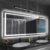 Amorho LED Bathroom Mirror, 72″X32″ with Front Light and Backlit