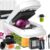 8-Blade Cook Tool & Gadget Sets, Egg Slicer Chopper Grater Set, White