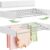 Vikaqi Wall Mounted Clothes Drying Rack 32″, Foldable Wall Laundry Rack