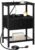 LOAKEKEL Night Stand, Small Nightstand with Charging Station