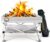 Fireside Outdoor Portable Fire Pit for Camping, Portable Fire Pit Grill for Backyard, Outdoor Firepit with Heat Protect, Camping Firepits, Standing Bonfire Outside for Backyard, 8 lb Weights – 24 inch