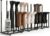 Boot Storage Organizer,Metal Free Standing Boot Rack,12 Pairs,Black
