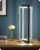 EDISHINE Modern LED Table Lamps, 750LM Dimmable Nightstand Lamp, Silver