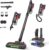 ElecKeys 650W 55kPa Foldable Cordless Vacuum Cleaner with Charging Dock