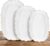 Kassel Ceramic Serving Platter Set | 16”/14”/12” Oval Serving Trays for Entertaining at Parties and Weddings | Oven Safe Extra Large Serving Trays for Tacos, Steak, and Cake