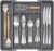 Lifewit Expandable Silverware Drawer Organizer, Kitchen Utensil Tray