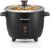Elite Gourmet ERC003BX Rice Cooker, Keep Warm, Black, 6 Cups Cooked