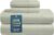 600TC 100% Long-Staple Cotton King Sheets – Soft Sateen Weave, Mineral
