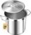STOCKPOT Commercial Grade Large Stock Pots – Soup Pot with Lid – Non-Nickel Stainless Steel – Healthy Cookware Polished Stockpots – Heavy Duty – 35 Quart (8.8Gallon)