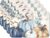 CounterArt Pumpkin Blues Reversible Easy Care Placemat 4 Pack