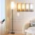 Ambimall 64″ Modern Floor Lamp with Remote Control, 9W Bulb Included