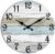 CHYLIN Wall Clock Non-Ticking Battery Operated Silent Rustic Coastal