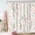 Pink Floral Flower Leaves Spring Botanical Bathroom Shower Curtain Set
