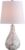 JONATHAN Y Mona Coastal Mini LED Table Lamp 20.5″ Bedside, Seashell