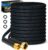 CXEZSIK Garden Hose 50FT Lightweight Non-Expanding Leak-Proof No-Knot Black