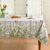Horaldaily Spring Summer Tablecloth 60 x 84 Inch Rectangular Wild Flowers