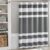 Madison Park Spa Waffle Weave Extra Long Shower Curtain, 72 x 84, Charcoal