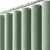 Dynamene Waffle Shower Curtain 256 GSM Heavy Duty Fabric 72″x72″ Sage Green
