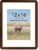 FLYJOE 12×16 Picture Frame – Solid Walnut Wood 12”x16” Poster Frame, 12×16 Picture Frame With Mat For 8.5×11, Tempered Glass and Hanging Hardware Included, 16 By 12 Frame Wood, Natural Walnut