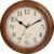 Kesin Wooden wall Clock with Retro Design, 11 Inches Round Wall Clocks