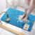 Asvin Soft Textured Bath, Shower, Tub Mat, 24×16 Inch, Phthalate Free, Non Slip Comfort Bathtub Mats with Drain, PVC Loofah Bathroom Mats for Wet Areas, Quick Drying